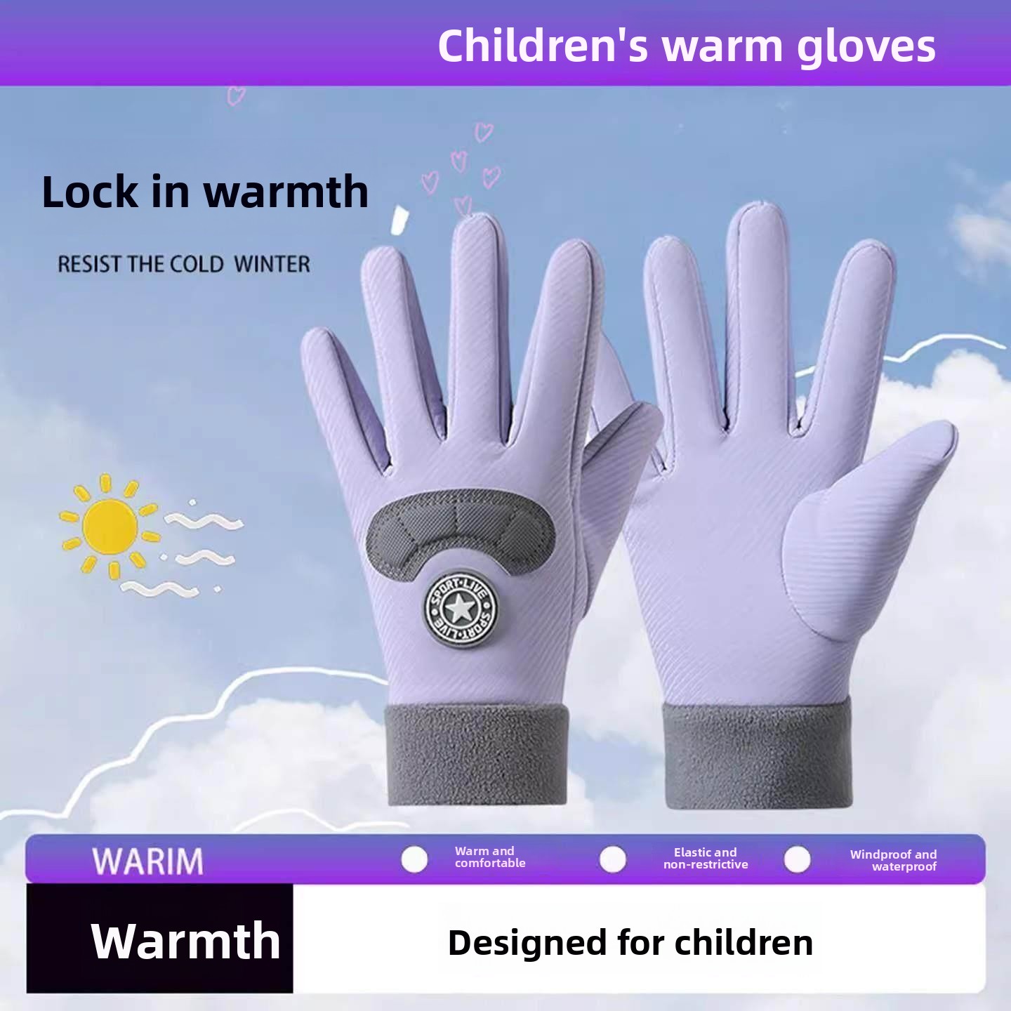 Children's Ski Gloves Winter W - Winter Glove Insulated 리뷰 및 가격