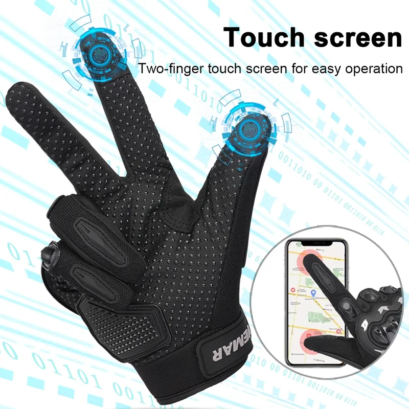 Touch Full-Finger Motorcycle R - Motorcycle Glove Knuckle 리뷰 및 가격