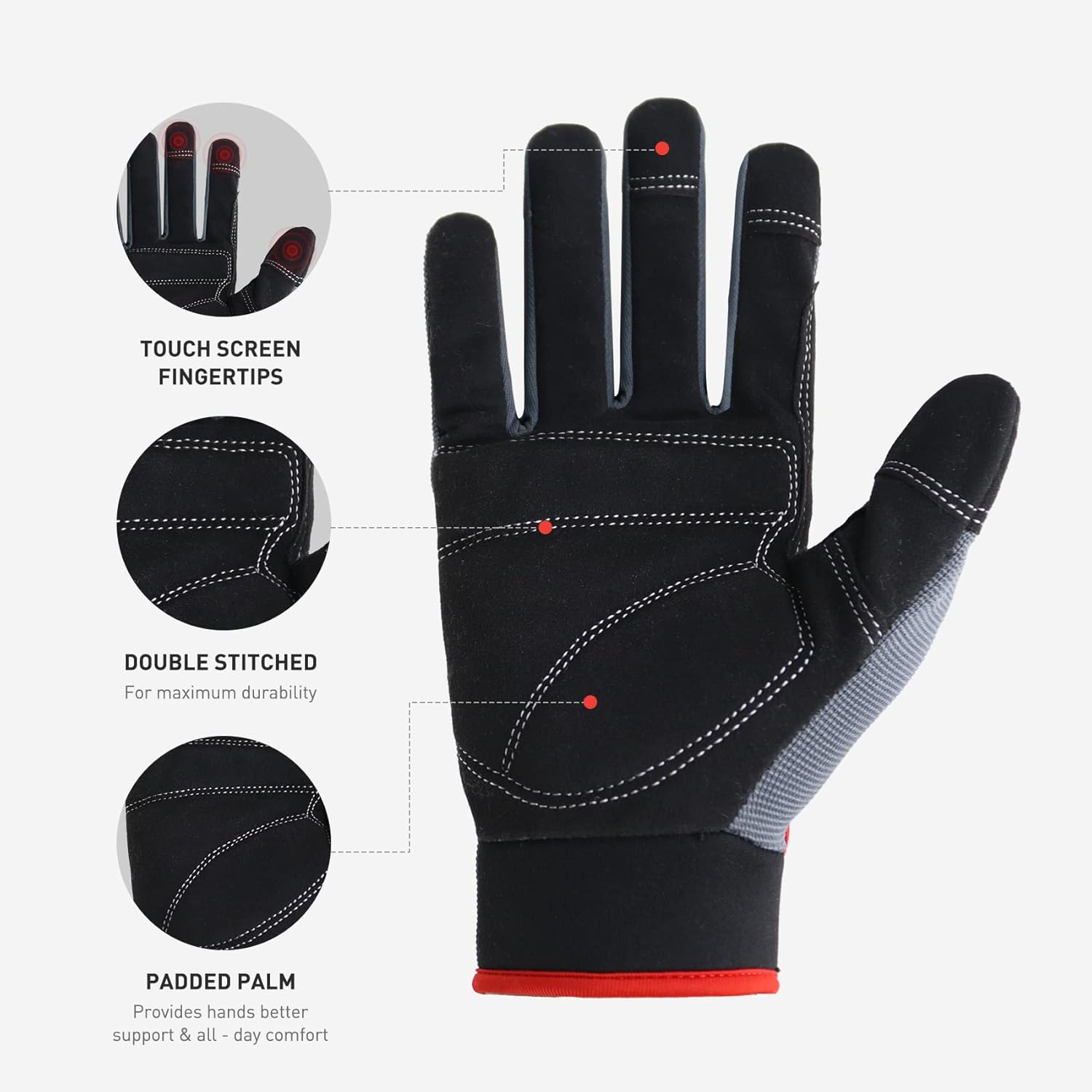 Anti-Vibration Gloves Work for - Work Glove Impact 리뷰 및 가격