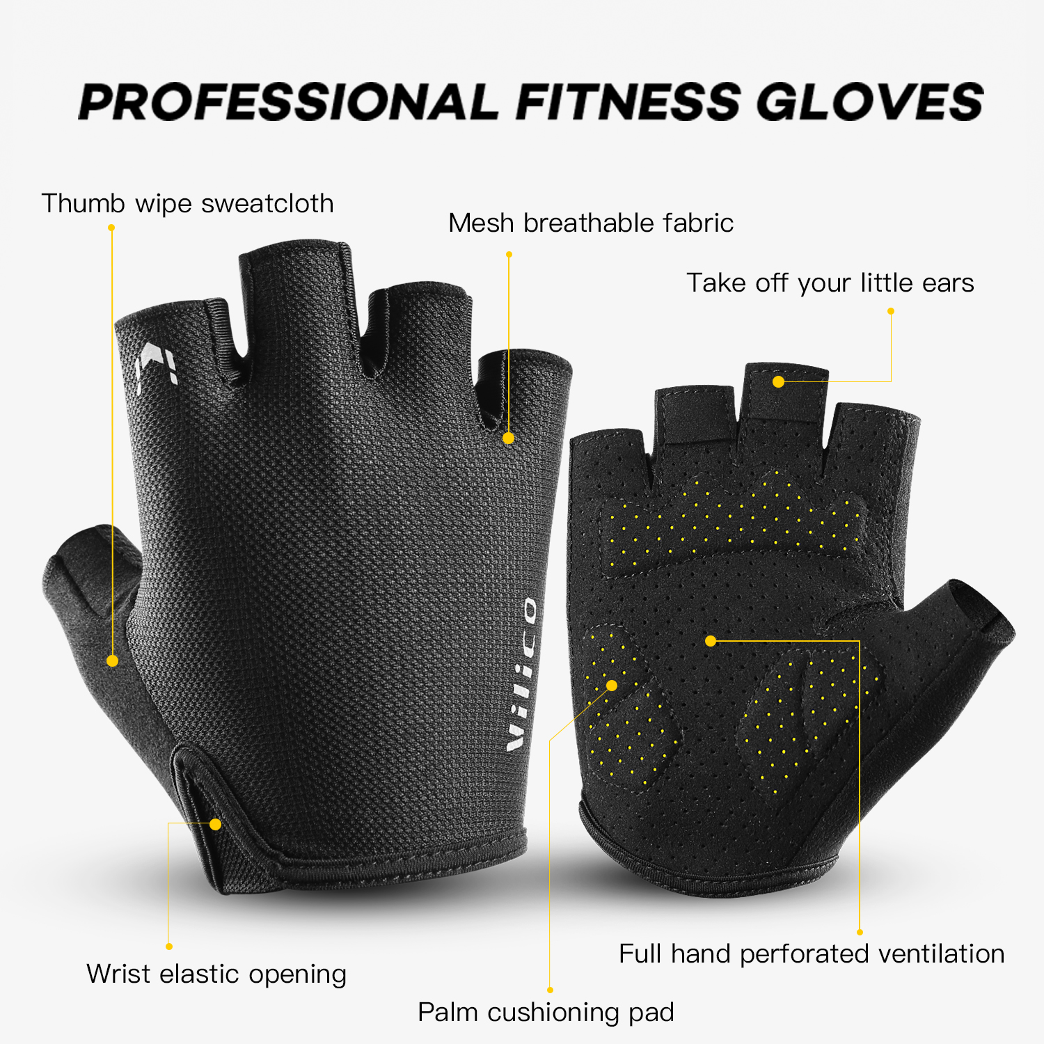 Vilico Sports Cycling Gloves H - Workout Glove Gym 리뷰 및 가격