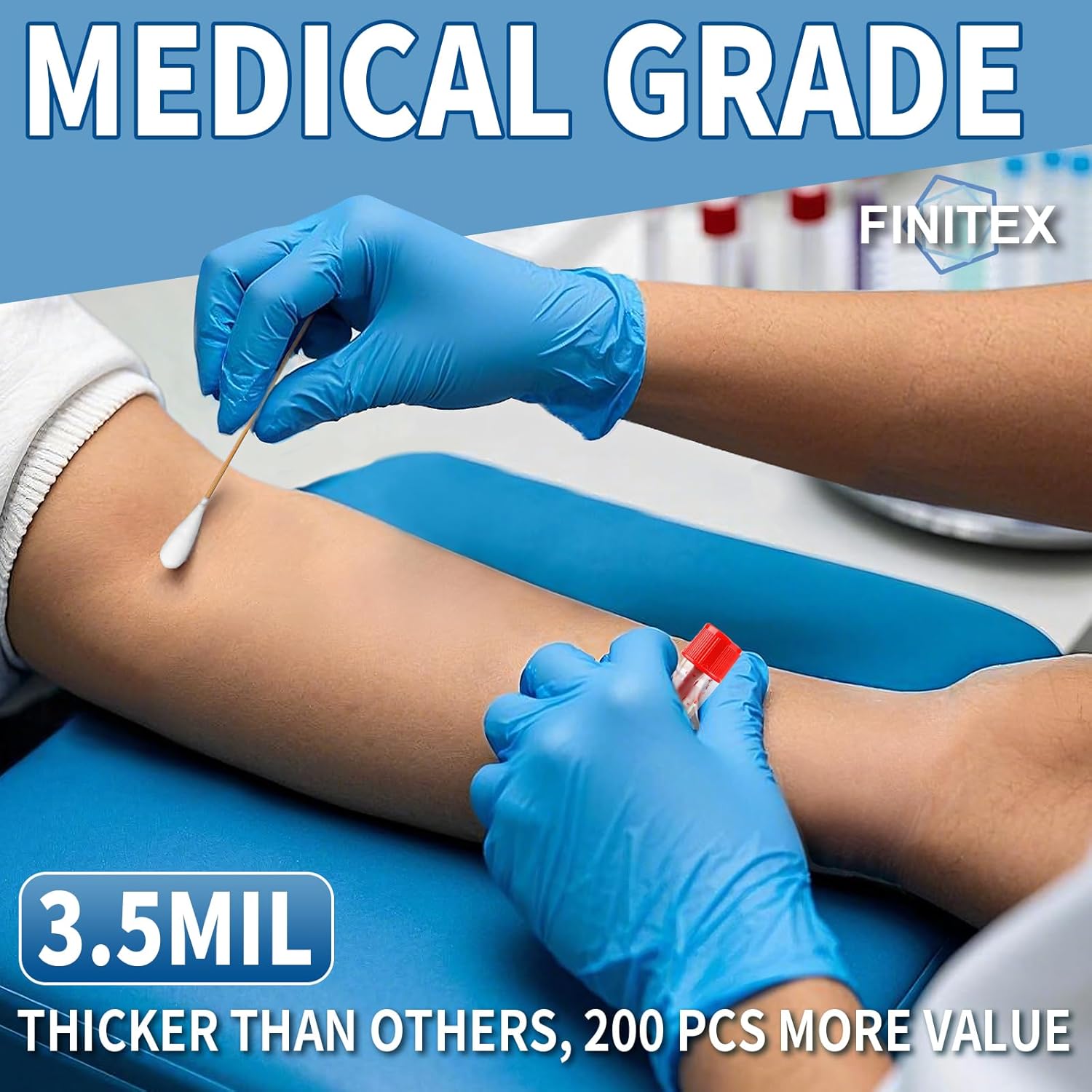 Blue Nitrile Exam Gloves - 200 - Exam Glove Nitrile 리뷰 및 가격