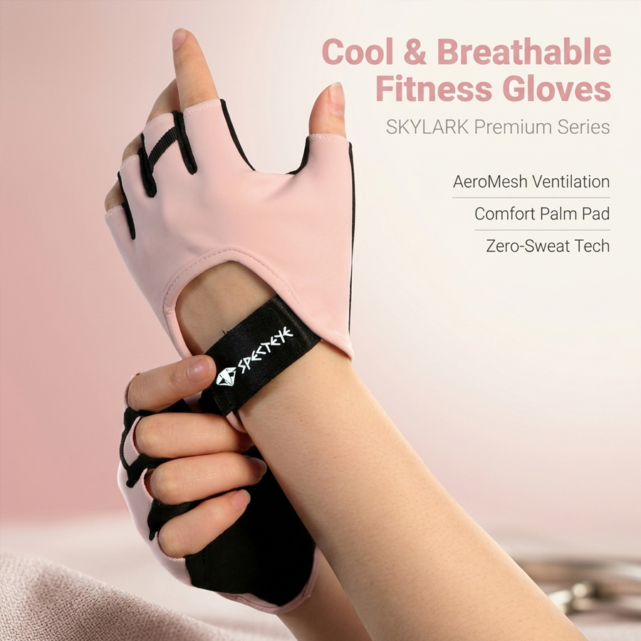 Women Pink Half Finger Fitness - Workout Glove Gym 리뷰 및 가격