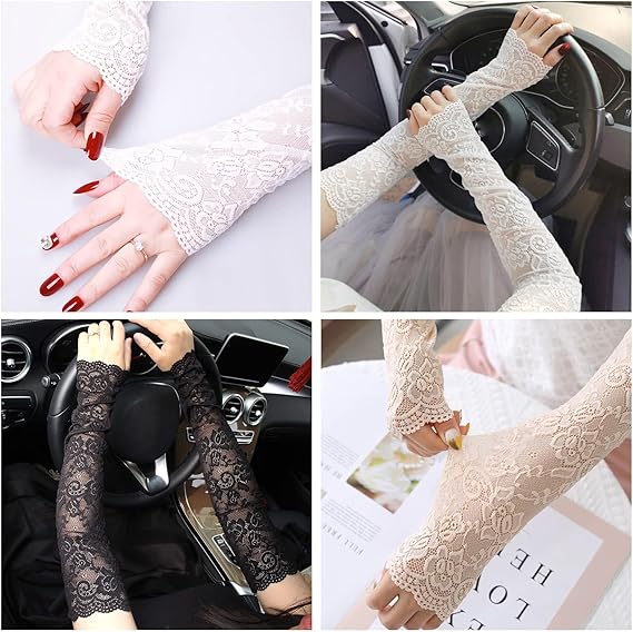 New 1Pair Sexy Lace Hollow-Out - Fingerless Glove Knit 리뷰 및 가격