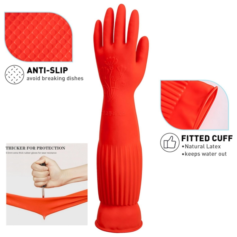 45CM Extra-Long Rubber Cleanin - Dish Glove Rubber 리뷰 및 가격
