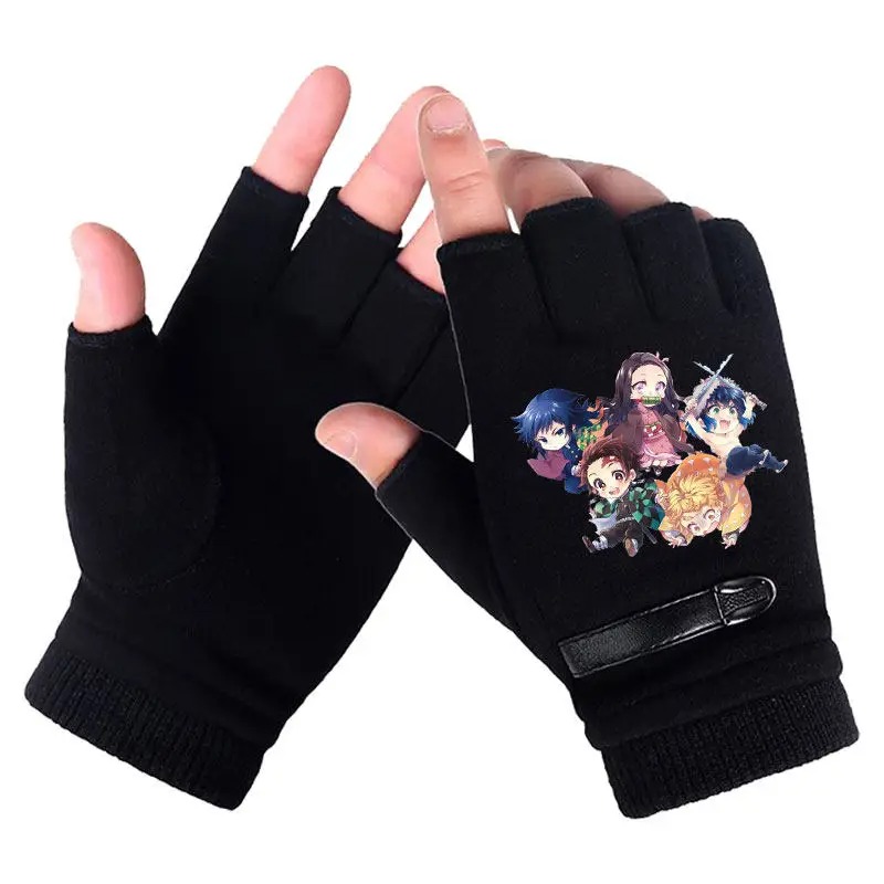 Anime Demon Slayer Student Hal - Fingerless Glove Knit 리뷰 및 가격