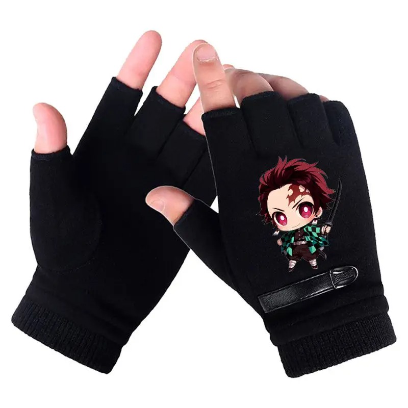 Anime Demon Slayer Student Hal - Fingerless Glove Knit 리뷰 및 가격