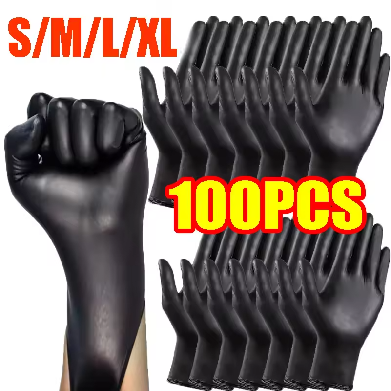 100/50/20PCS Black Nitrile Glo - Nitrile Mechanic Glove 리뷰 및 가격
