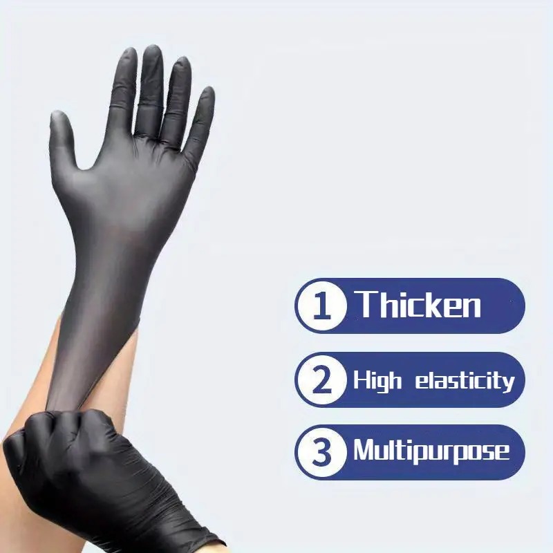 100/50/20PCS Black Nitrile Glo - Nitrile Mechanic Glove 리뷰 및 가격