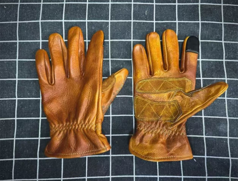 Handmade Genuine Leather Retro - Motorcycle Glove Knuckle 리뷰 및 가격