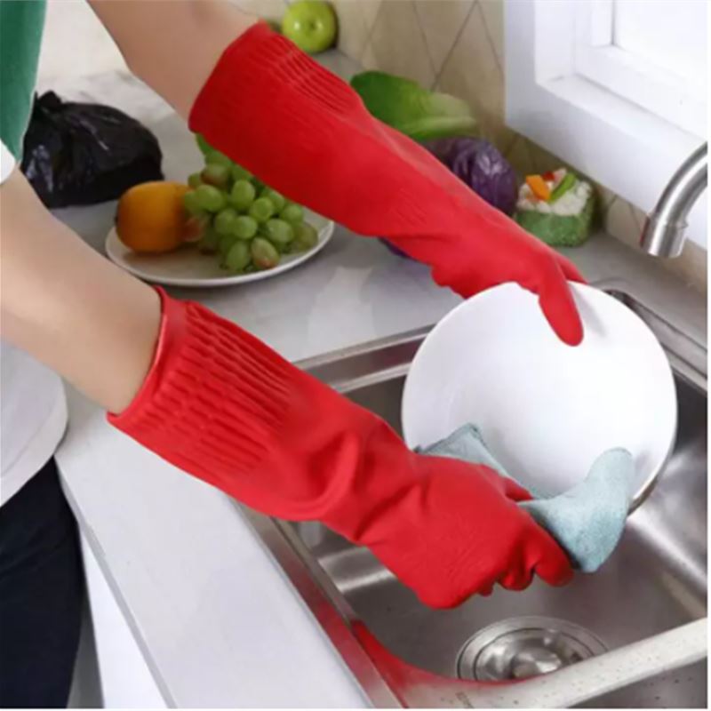 38cm Household Laundry Gloves  - Dish Glove Rubber 리뷰 및 가격
