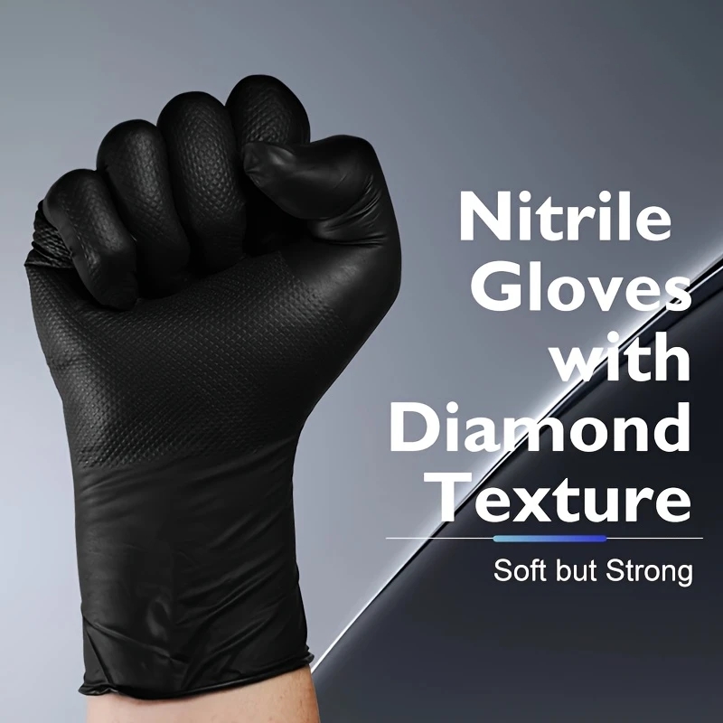 Black Heavy Duty Nitrile Dispo - Nitrile Mechanic Glove 리뷰 및 가격