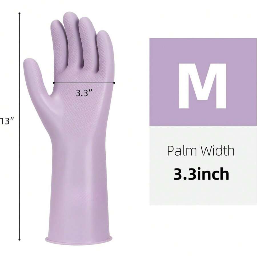6 Pairs Rubber Cleaning Gloves - Dish Glove Rubber 리뷰 및 가격