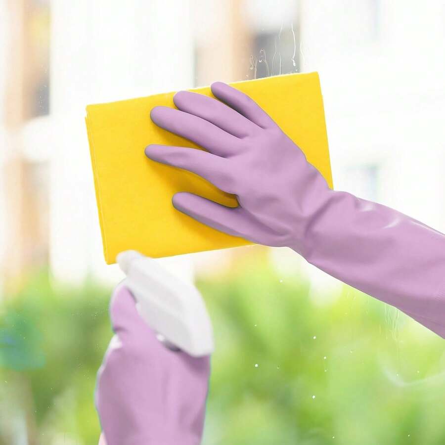 6 Pairs Rubber Cleaning Gloves - Dish Glove Rubber 리뷰 및 가격