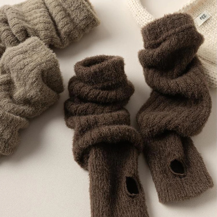 Winter Warm Long Sleeves Glove - Fingerless Glove Knit 리뷰 및 가격