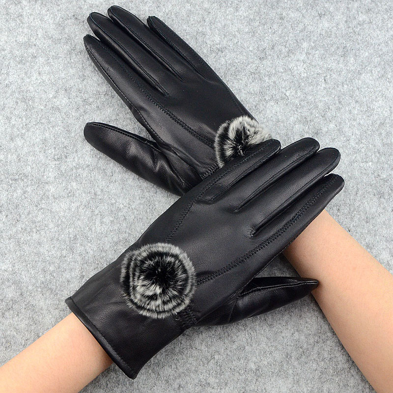 Women Winter Genuine Leather G - Wool Glove Lined 리뷰 및 가격