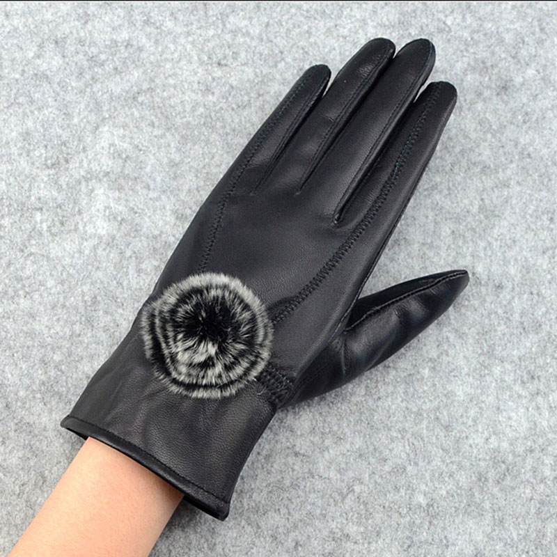 Women Winter Genuine Leather G - Wool Glove Lined 리뷰 및 가격