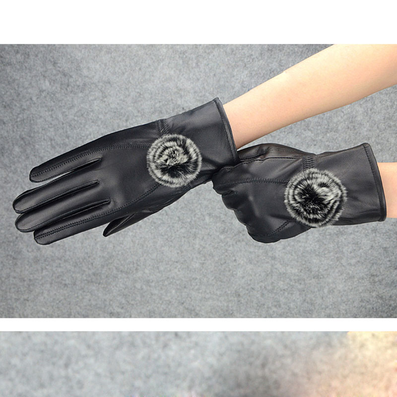 Women Winter Genuine Leather G - Wool Glove Lined 리뷰 및 가격