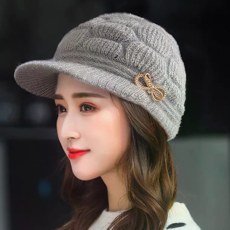 Winter Warm Hat Knitted Hat Ca - Wool Glove Lined 리뷰 및 가격