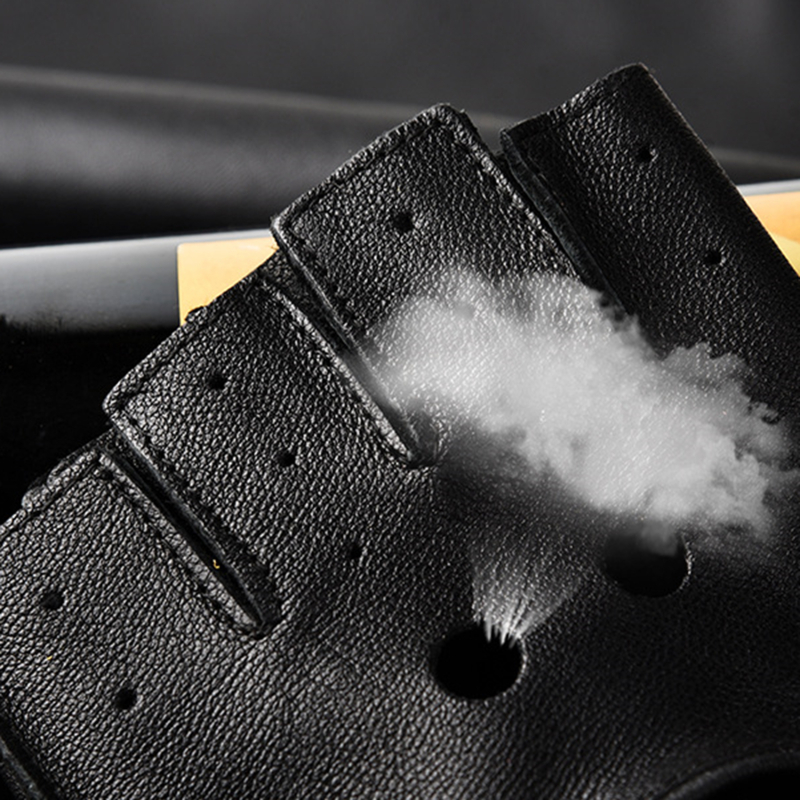 Leather Gloves Men's Half Fing - Leather Driving Glove 리뷰 및 가격
