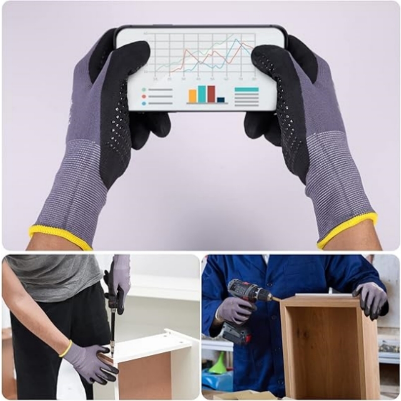 Micro-Foam Safety Work Gloves  - Nitrile Mechanic Glove 리뷰 및 가격