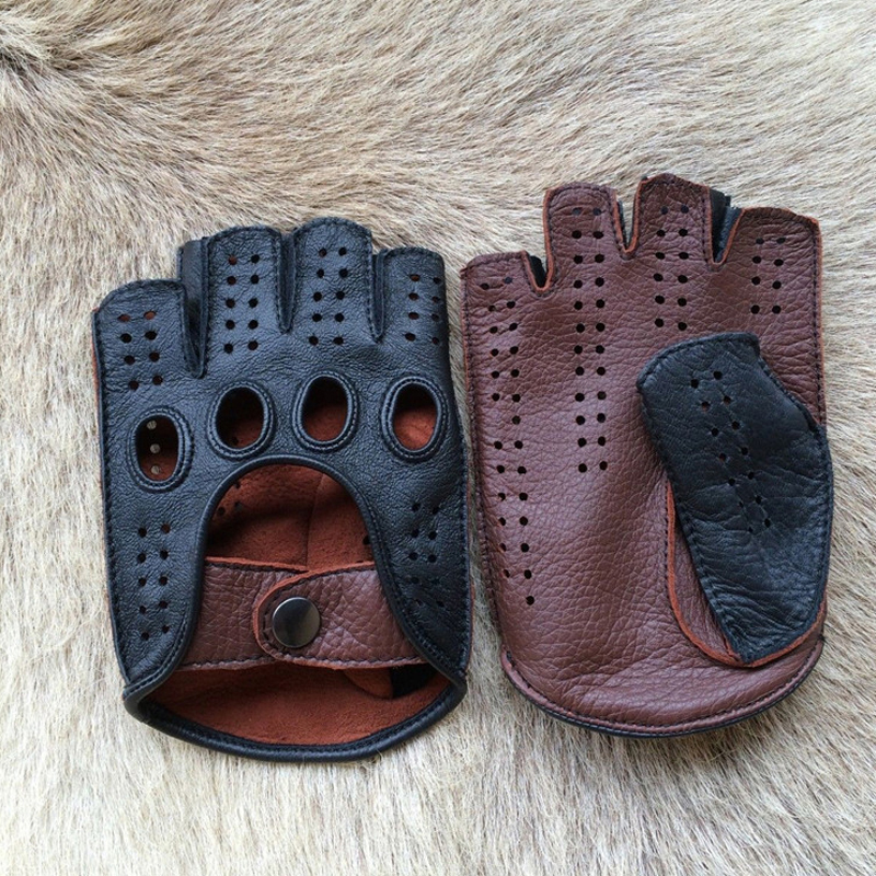 Retro Half Finger Goat Leather - Leather Driving Glove 리뷰 및 가격
