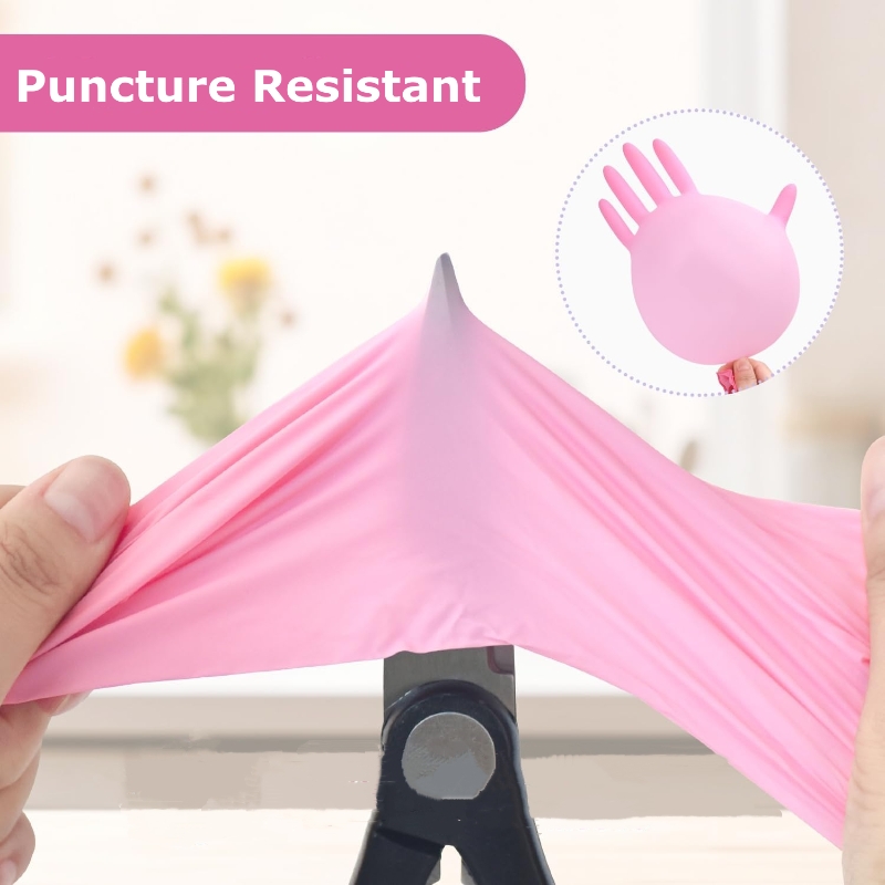 20/50/100PCS Pink Nitrile Disp - Latex Disposable Glove 리뷰 및 가격