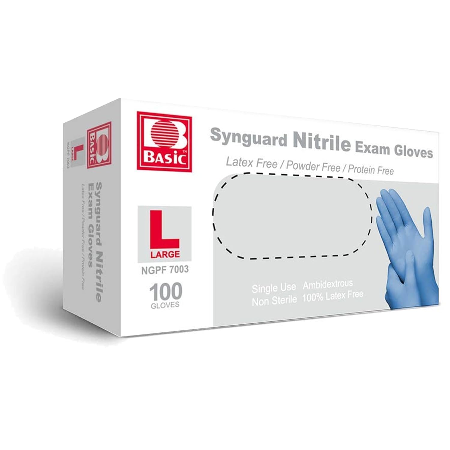 Latex-Free Blue Nitrile Exam G - Exam Glove Nitrile 리뷰 및 가격