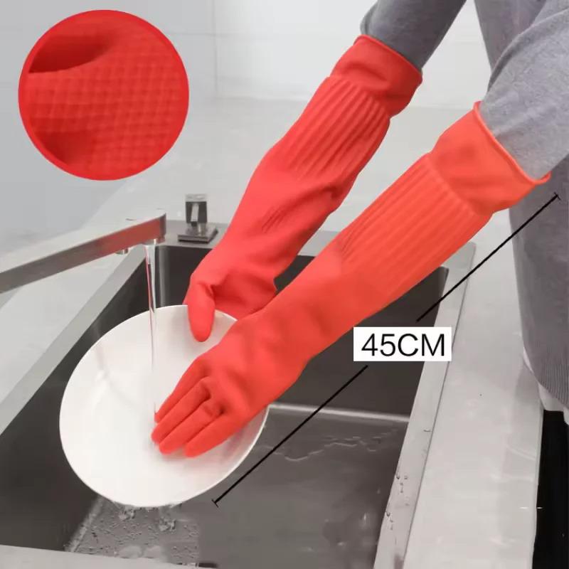 Long Reusable Rubber Dishwashi - Dish Glove Rubber 리뷰 및 가격