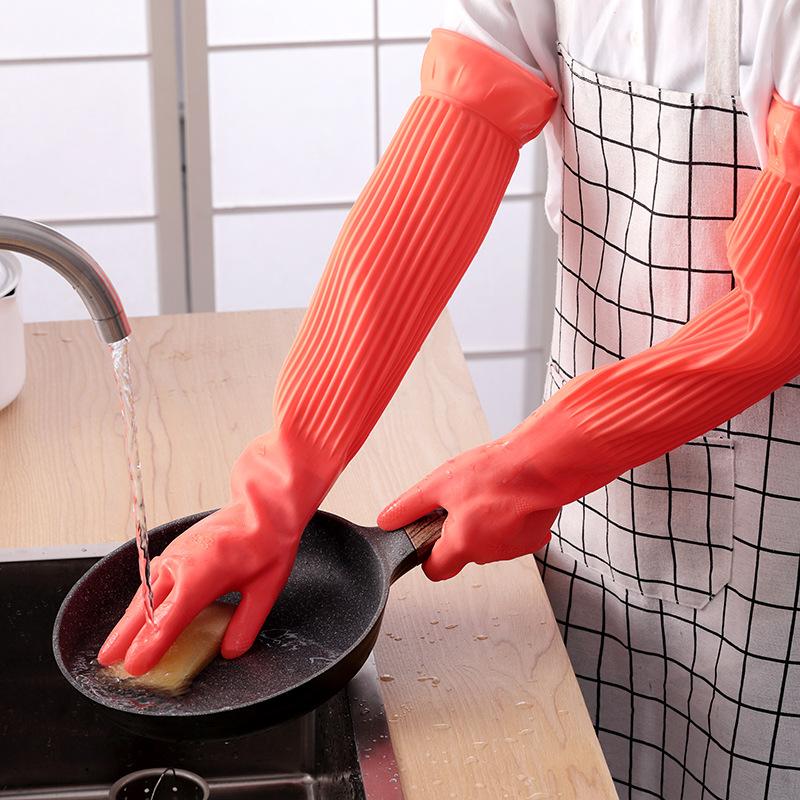 Long Reusable Rubber Dishwashi - Dish Glove Rubber 리뷰 및 가격