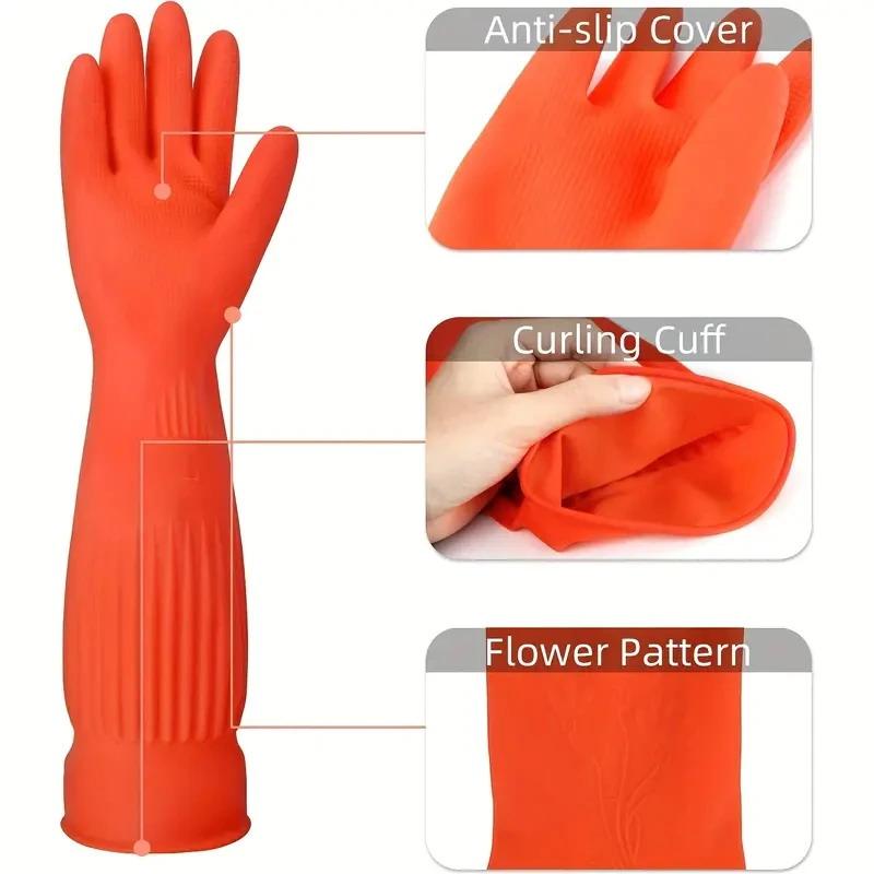 Long Reusable Rubber Dishwashi - Dish Glove Rubber 리뷰 및 가격