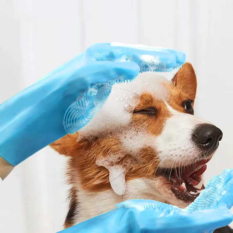 Pet Bathing & Massage Silicone - Rubber Glove Cleaning 리뷰 및 가격