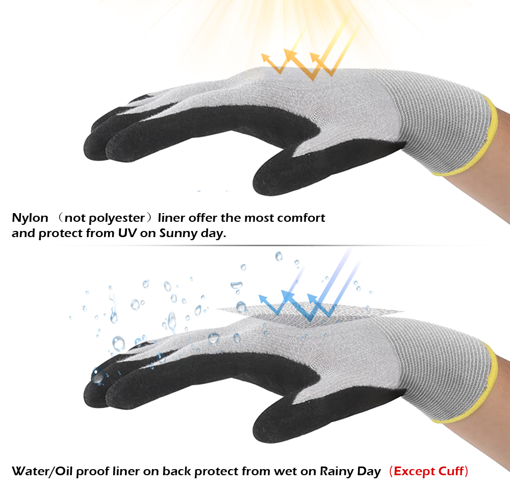 1pc Quick Water Repellent Nylo - Nitrile Mechanic Glove 리뷰 및 가격