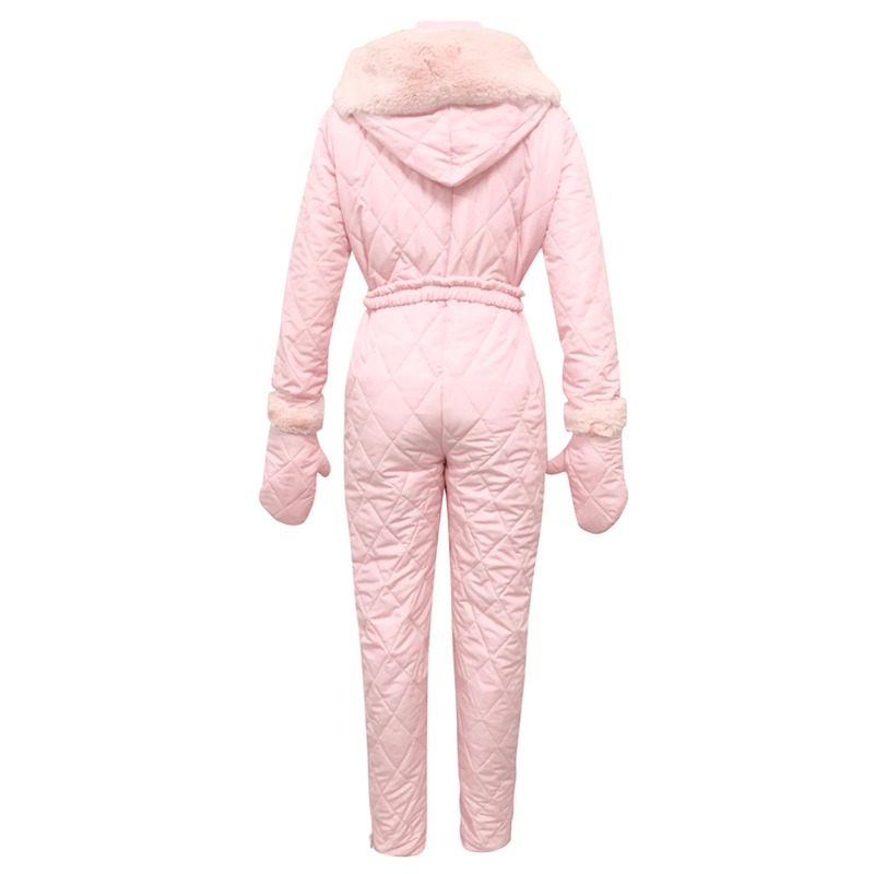 Couple's Solid Color Ski Suit, - Ski Glove Waterproof 리뷰 및 가격