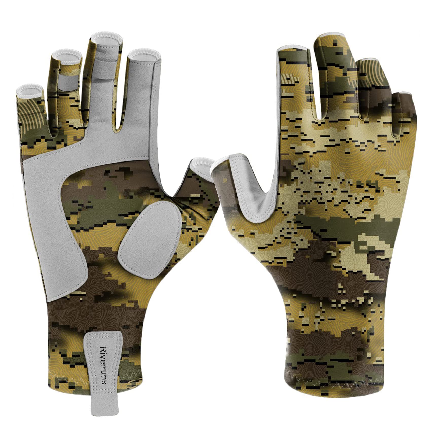 Riverruns Fingerless Fishing G - Cycling Glove Padded 리뷰 및 가격