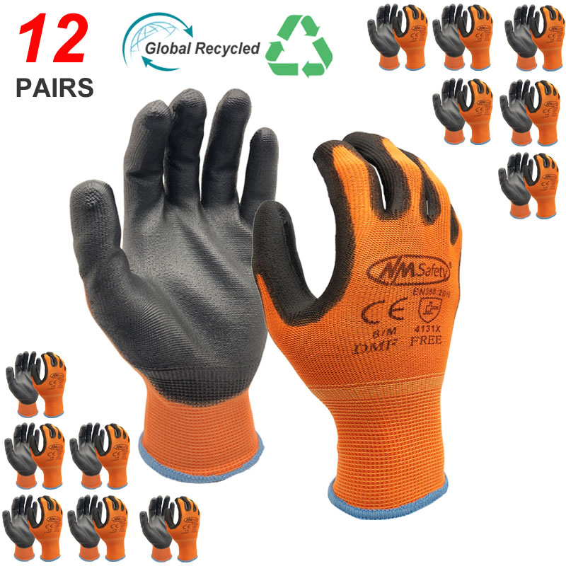 NMSafety 12 Pairs Work Gloves  - Nitrile Mechanic Glove 리뷰 및 가격