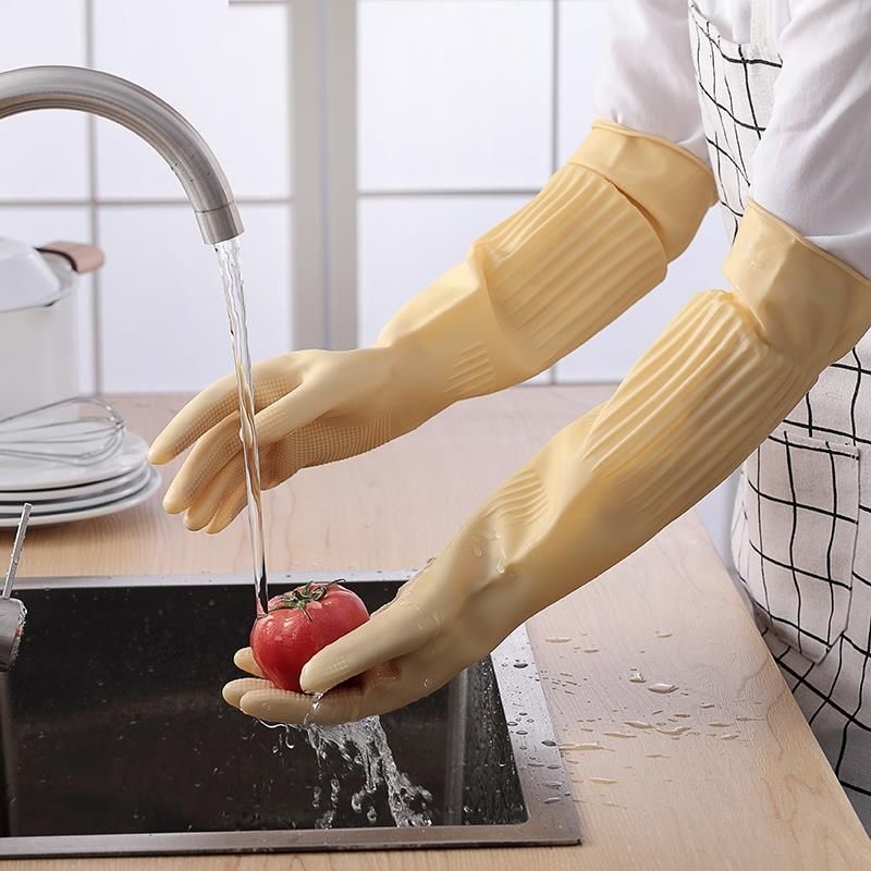 Long Reusable Rubber Dishwashi - Dish Glove Rubber 리뷰 및 가격