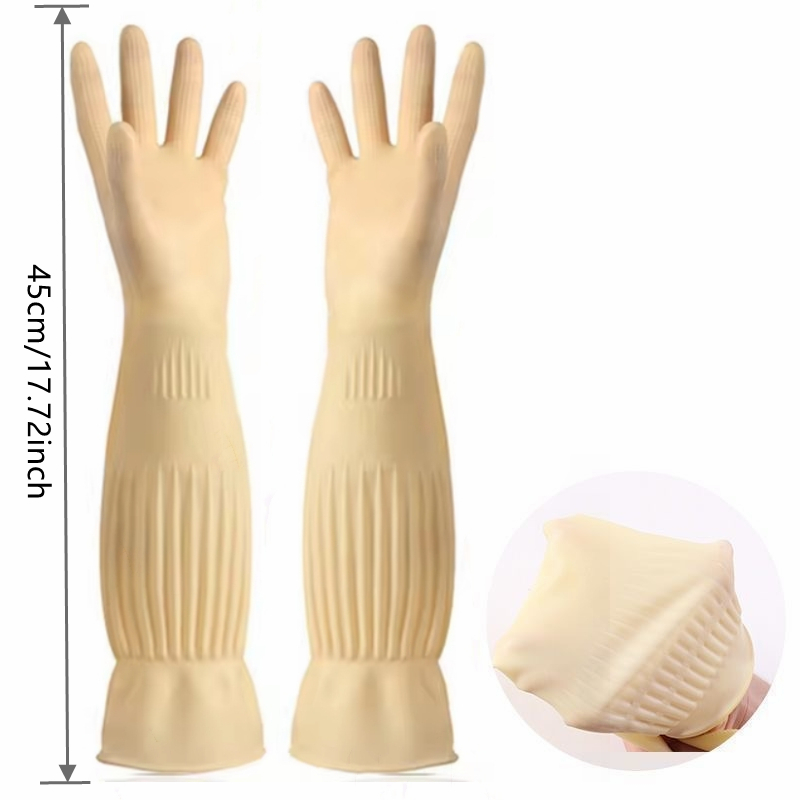 Long Reusable Rubber Dishwashi - Dish Glove Rubber 리뷰 및 가격