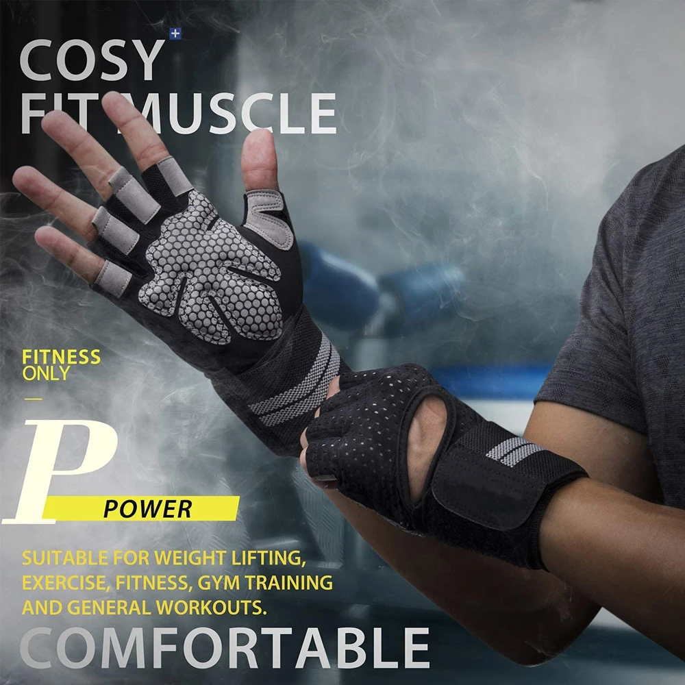 1Pair Half Finger Gym Fitness  - Workout Glove Gym 리뷰 및 가격