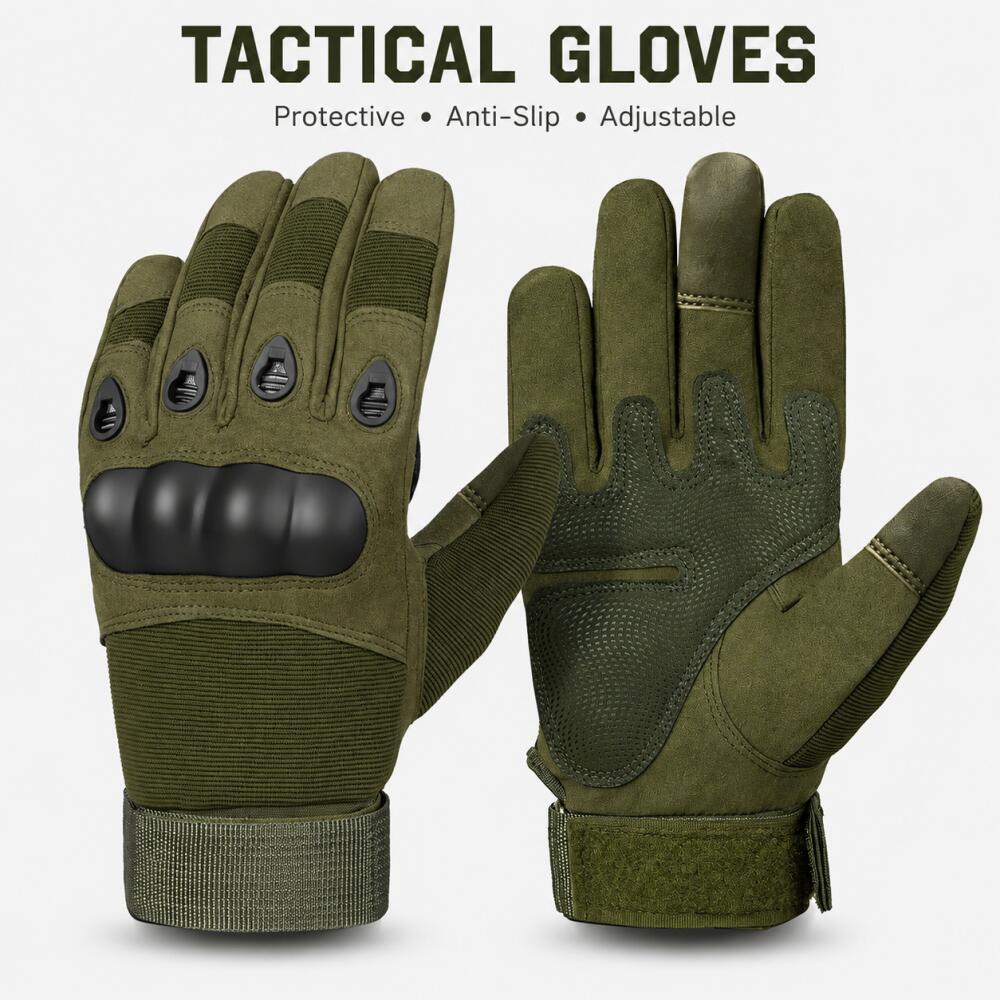 Full Finger Tactical Gloves wi - Motorcycle Glove Knuckle 리뷰 및 가격