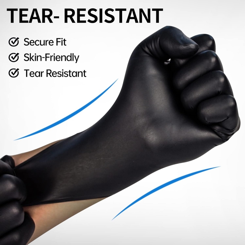100PCS Black Nitrile Gloves Di - Latex Disposable Glove 리뷰 및 가격