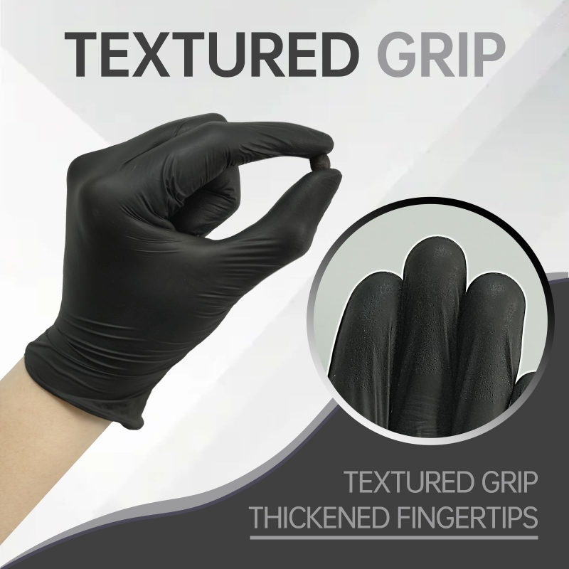 100PCS Black Nitrile Gloves Di - Latex Disposable Glove 리뷰 및 가격
