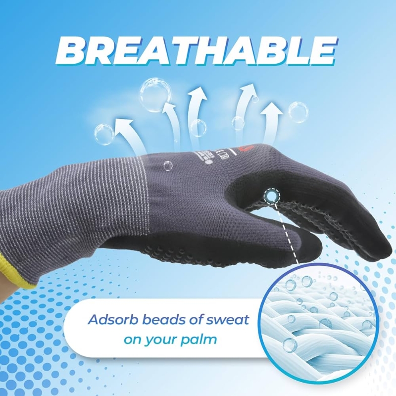 Micro-Foam Nitrile Coated Safe - Nitrile Mechanic Glove 리뷰 및 가격
