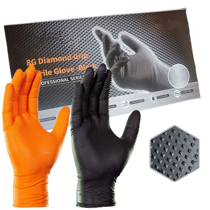 8Mil Thick Heavy Duty Safety W - Nitrile Mechanic Glove 리뷰 및 가격