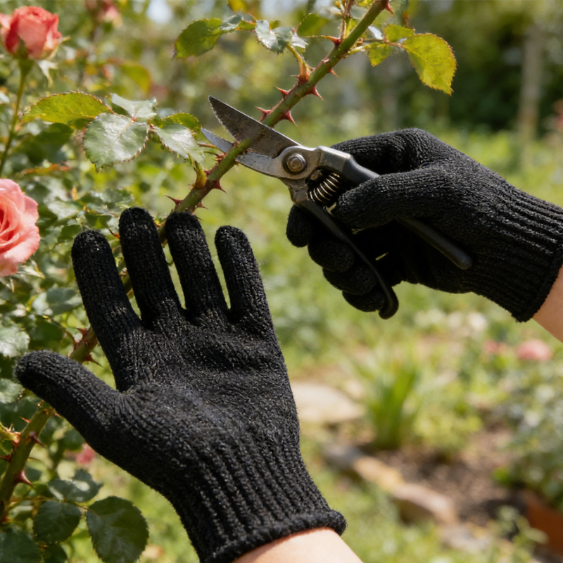 1 Pair Black Steel Wire Metal  - Cut Resistant Glove 리뷰 및 가격