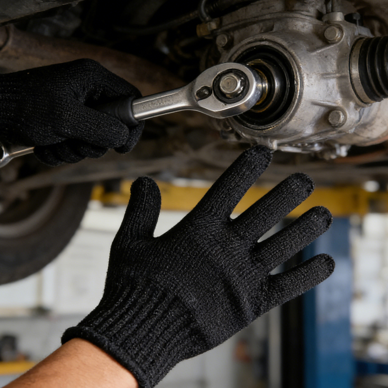 1 Pair Black Steel Wire Metal  - Cut Resistant Glove 리뷰 및 가격