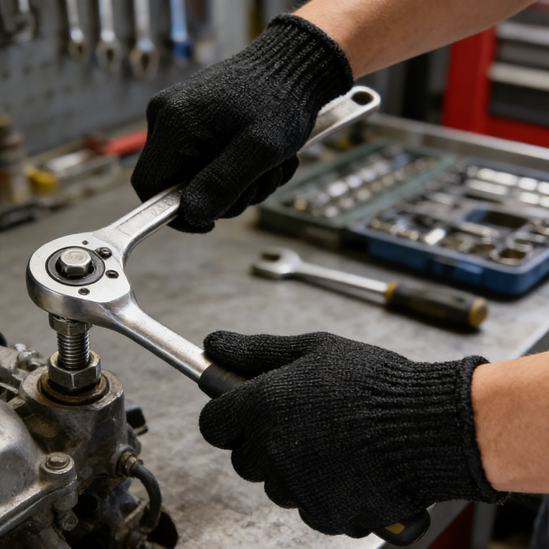 1 Pair Black Steel Wire Metal  - Cut Resistant Glove 리뷰 및 가격