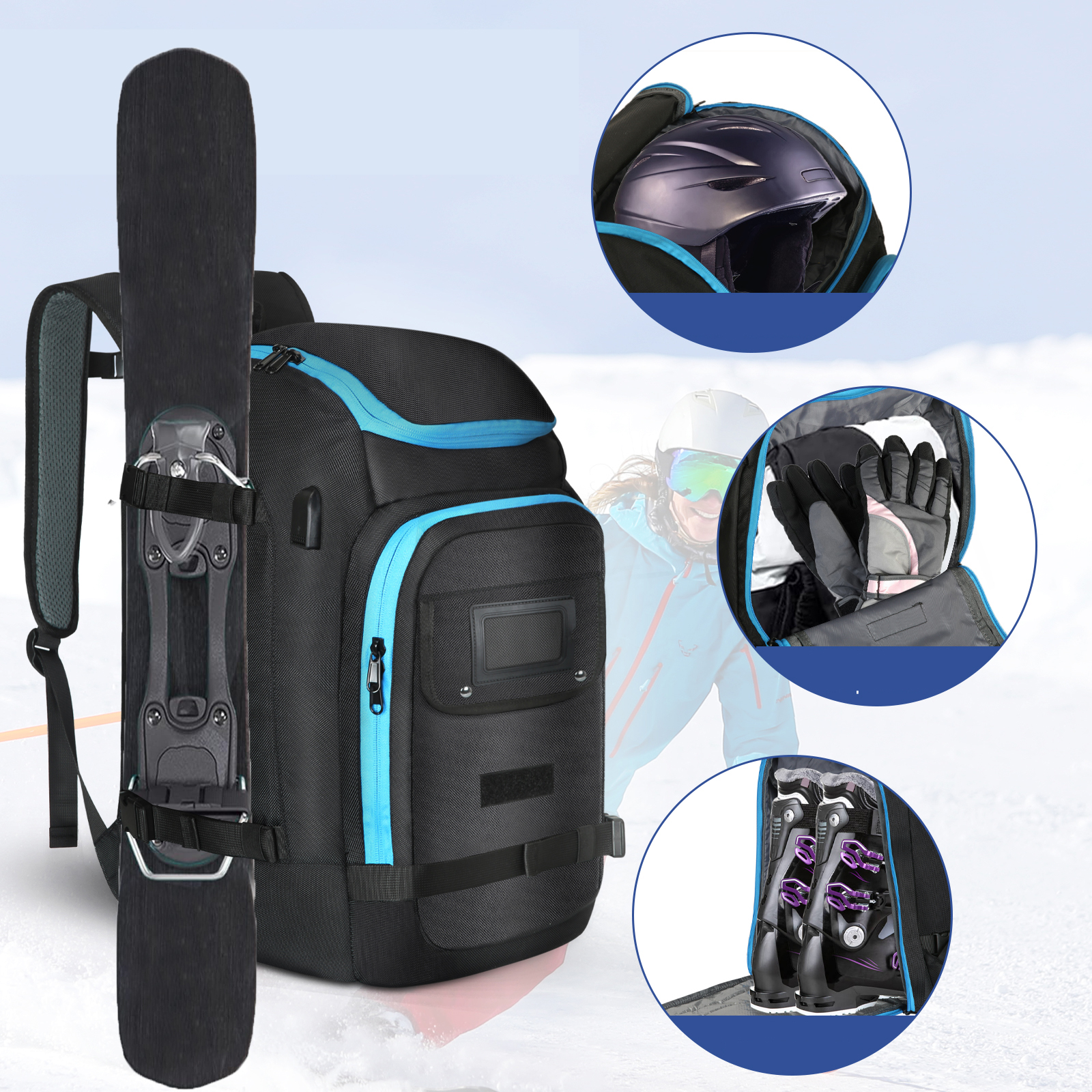 Ski Boots Bag Outdoor Skiing C - Ski Glove Waterproof 리뷰 및 가격