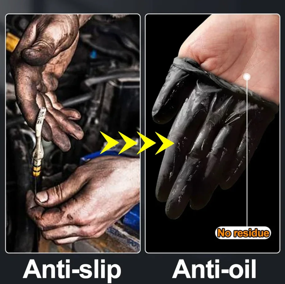 30/10Pcs Thick 8mil Nitrile Gl - Nitrile Mechanic Glove 리뷰 및 가격