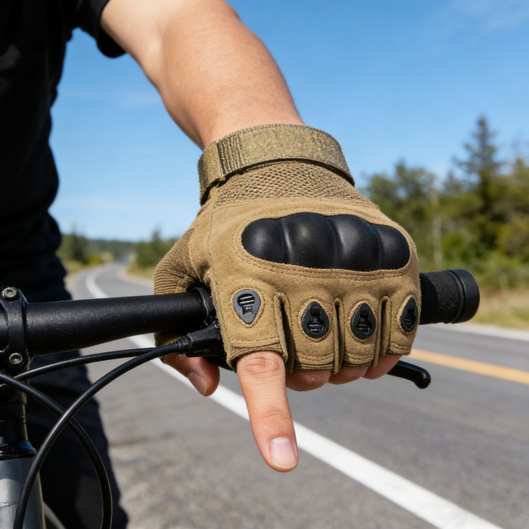 Tactical Hard Knuckle Half Fin - Motorcycle Glove Knuckle 리뷰 및 가격